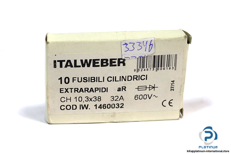 italweber-1460032-32a-cylindrical-fuse-link-(New)-2