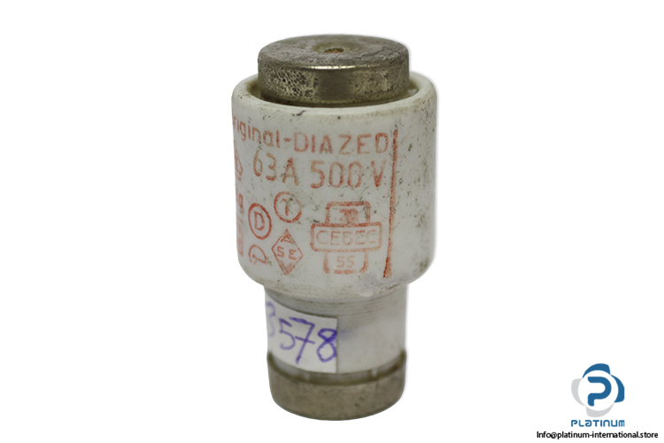 original-diazed-63a-500v-bottle-fuse-link(used)-2
