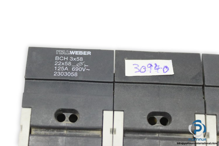 italweber-BCH-3X58-fuse-switch-holder-(Used)-1
