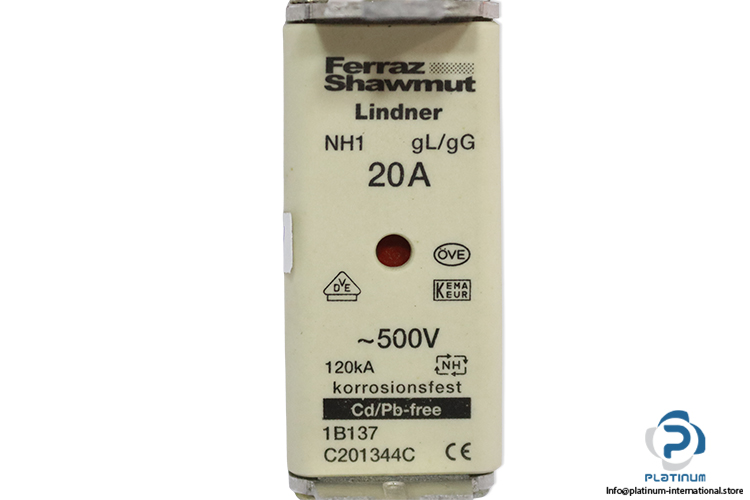 Ferraz-Shawmut-1B137C201344C-NH1-20a-500v-fuse-link(new)-1