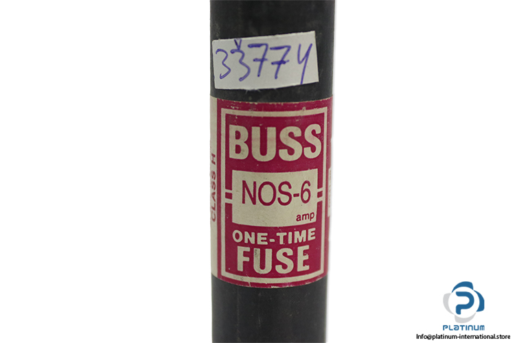 bussmann-NOS-6-non-current-one-time-delay-fuse-(New)-1