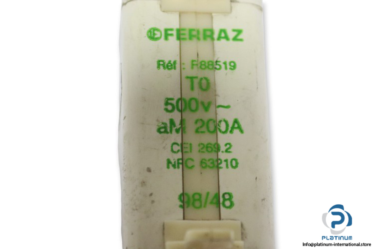 ferraz-R88519-AM-200a-fuse-link-(Used)-1