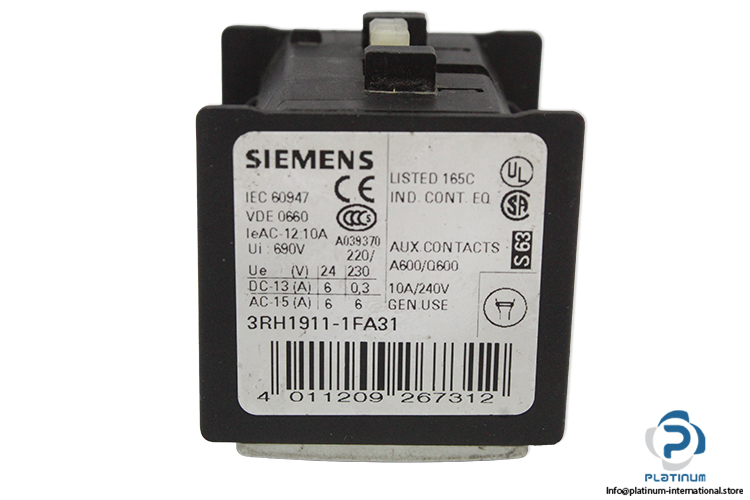 siemens-3RH1911-1FA31-auxiliary-switch-block-(Used)-2