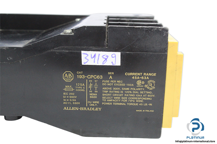 allen-bradley-193-CPC63-ser.a-overload-relay-(New)-2