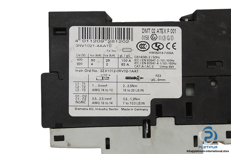 siemens-3RV1021-4AA10-circuit-breaker-(Used)-3