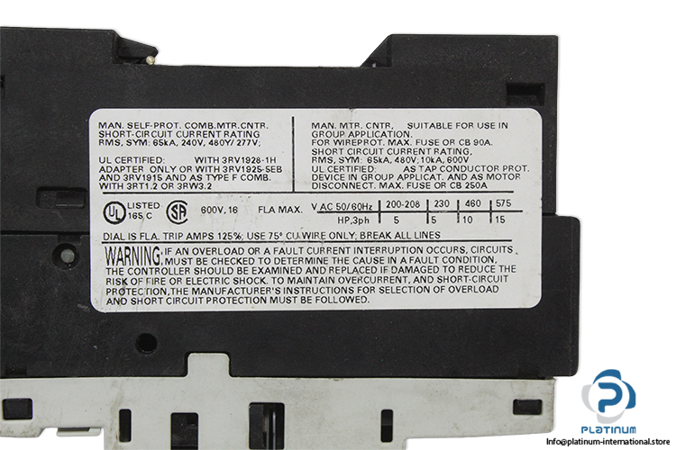 siemens-3RV1021-4AA10-circuit-breaker-(Used)-4