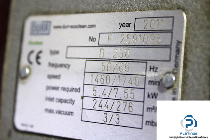 durr-D-250-vacuum-pump-(used)-2