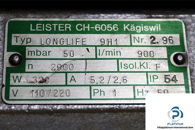 leister-LONGLIFE-9H1-pressure-blower-used-2