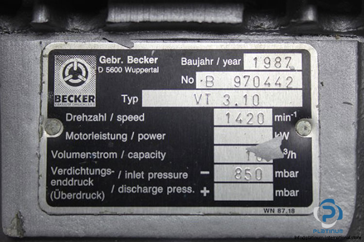 becker-VT-3.10-vacuum-pump-used-2