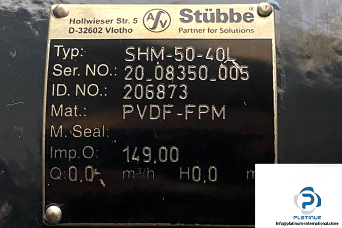 stubbe-SHM-50-40L-centrifugal-pump-(new)-4