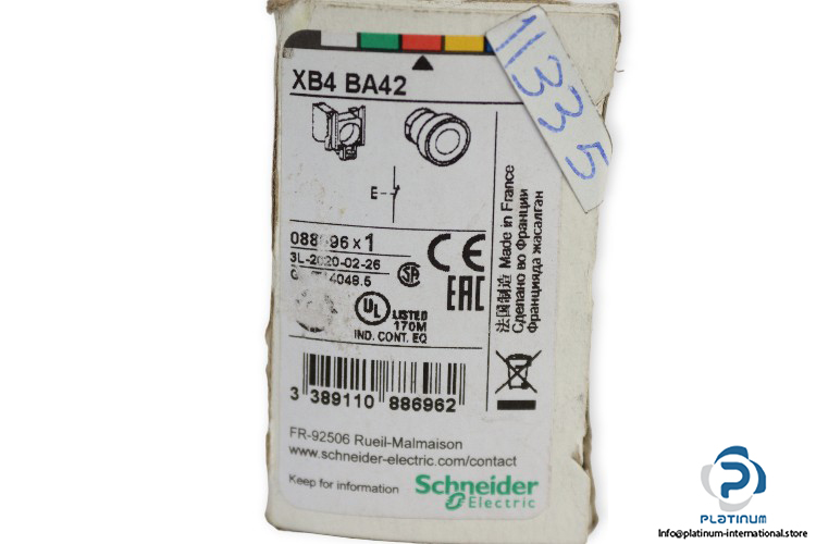 schneider-electric-XB4-BA42-push-button-(new)-2