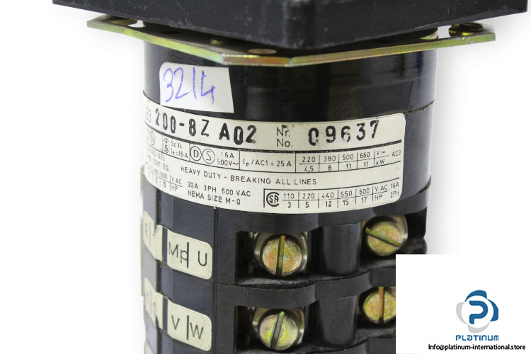 siemens-3LB3-200-8ZA02-selector-switch-(used)-2