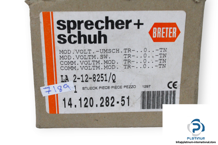 sprecher.schuh-LA2-12-8251-rotary-cam-switch-(New)-4