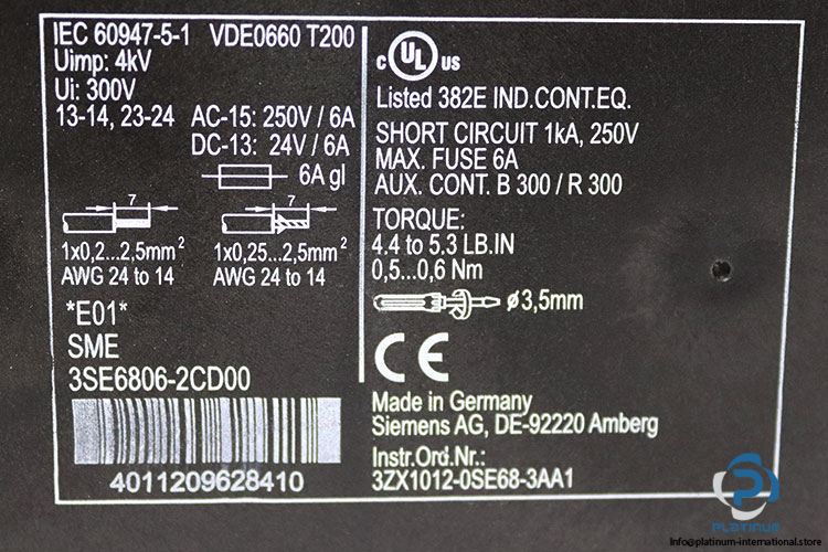 Siemens-3se6806-2cd00-evaluation-unit-for-magnet-switch(new)-2