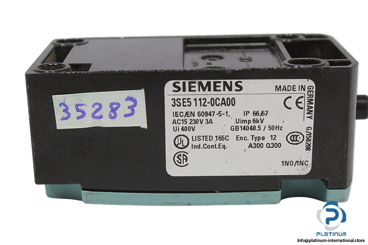 siemens-3SE5112-0CA00-safety-position-switch-(Used)-2