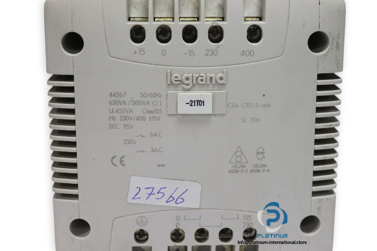 legrand-CSA-C22-2N66-transformer-(used)-1