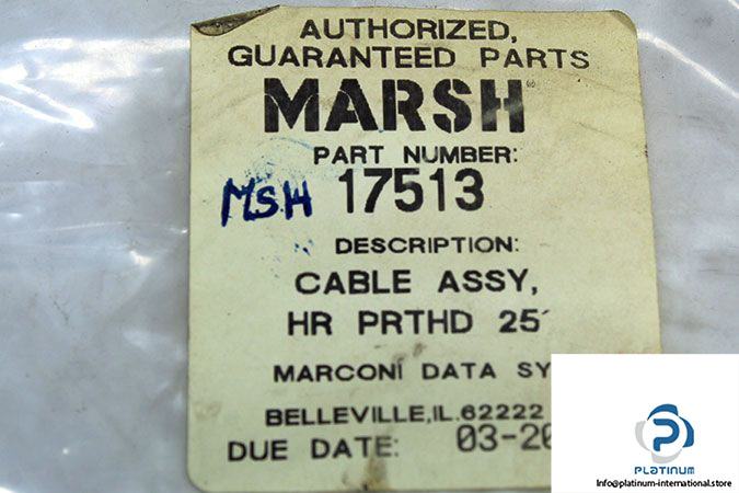 marsh-17513-cable-assy-hr-prthd-25-3