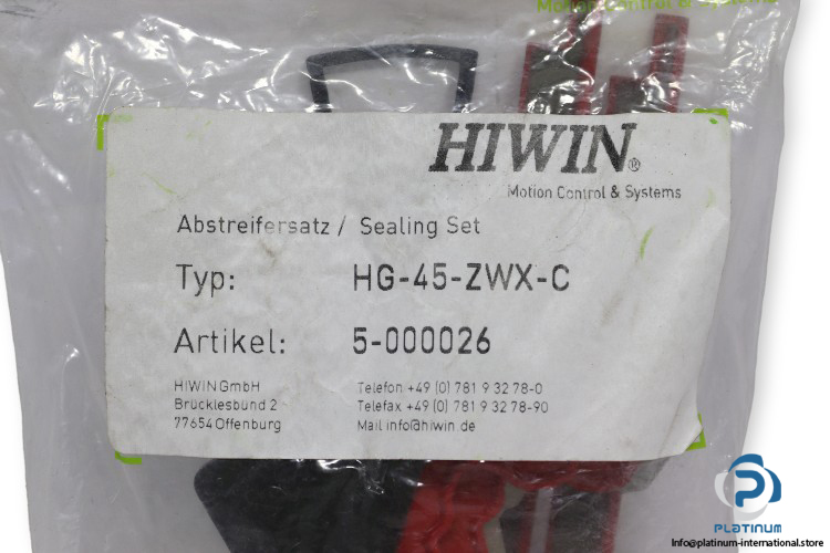 hiwin-HG-45-ZWX-C-sealing-set-(new)-3