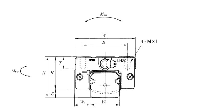 nsk-LAH20BN-linear-bearing-block-(used)-3