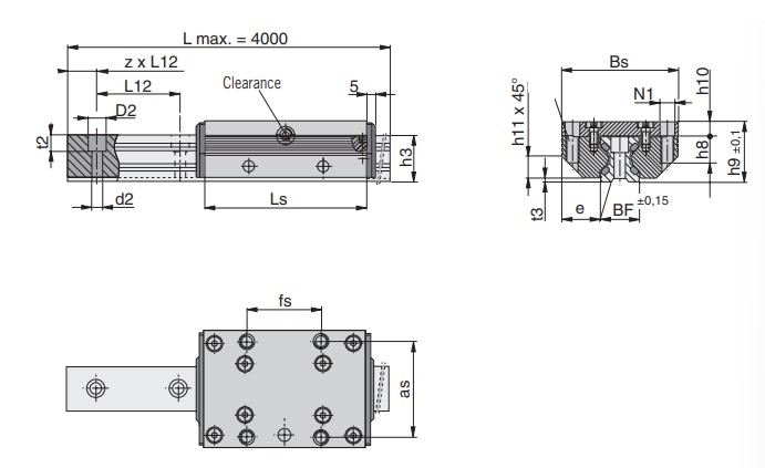 parker-RK-FD45S-linear-roller-guide-new-3