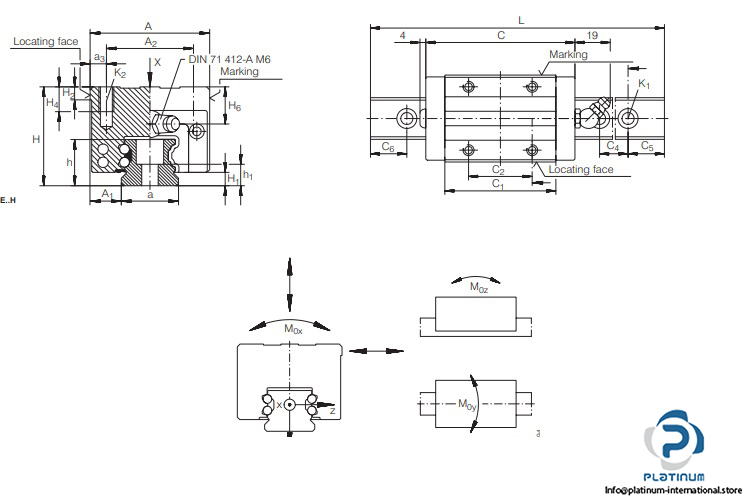 ina-KWVE20-S-G3V1-linear-recirculating-ball-bearing-(used)-2