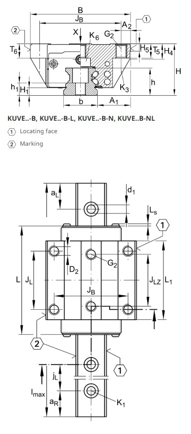 ina-KWVE55-B-V1-G3-linear-recirculating-ball-bearing-(used)-carton-5