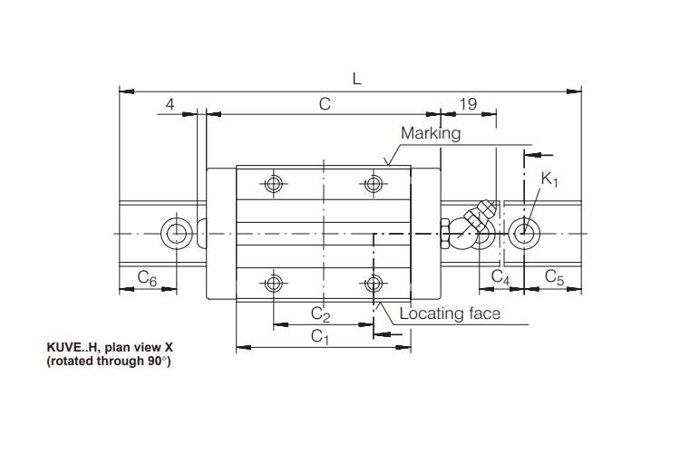 ina-KWVE-15-H-G3V1-linear-recirculating-ball-bearing-(used)-2