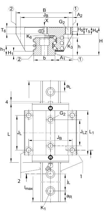 ina-KWSE45-L-G2-V1-linear-recirculating-ball-bearing-(new)-carton-5