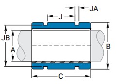 pbc-FMT40E-closed-thin-wall-linear-plain-bearing-(new)-carton-4