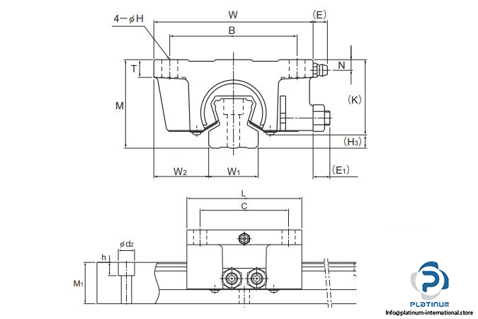 thk-30bc-linear-guideway-block-used-3