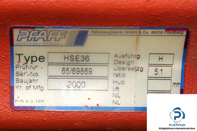 pfaff-silberblau-hse36-worm-gear-ball-screw-jack-4
