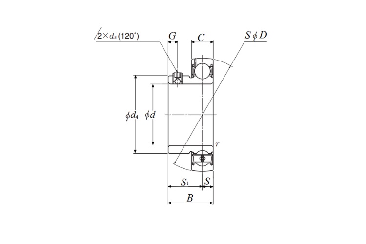 ntn-AS204-insert-ball-bearing-(new)-4