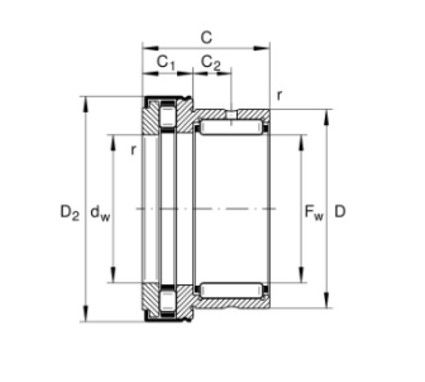 ina-NKXR25-needle-roller_axial-cylindrical-roller-bearing-(new)-4