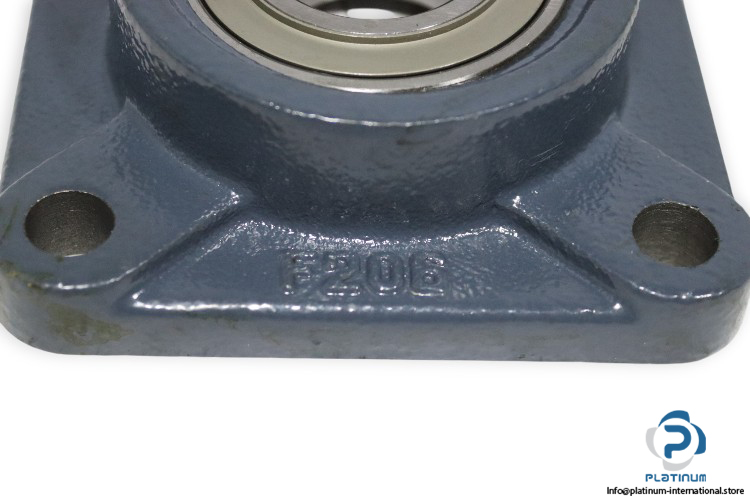 koyo-UKF206-J-square-flange-ball-bearing-unit-new-carton-2