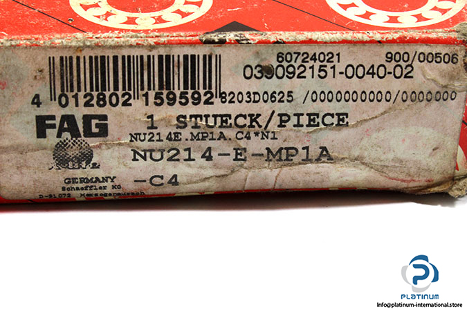 fag-nu214-e-mp1a-c4-cylindrical-roller-bearing-1