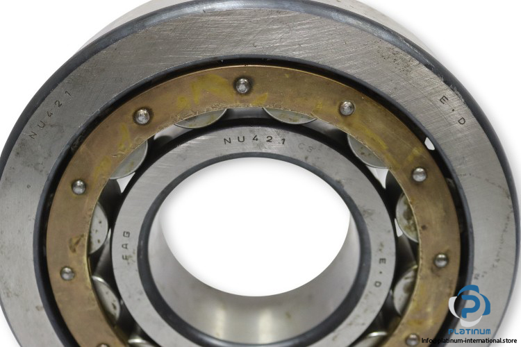 fag-NU-421-cylindrical-roller-bearing-(used)-2