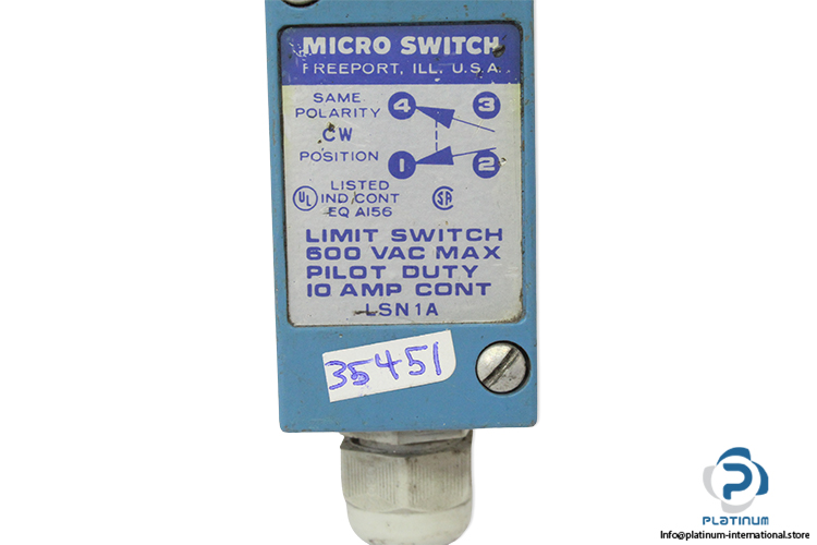 honeywell-LSN1A-limit-switch-(Used)-1