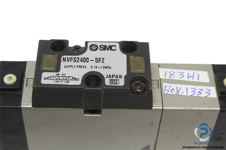 Smc-nvfs2400-5fz-double-solenoid-valve(used)-1