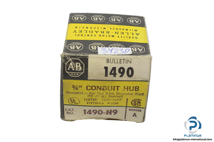 allen-bradley-1490-N9-conduit-hub-(New)-1