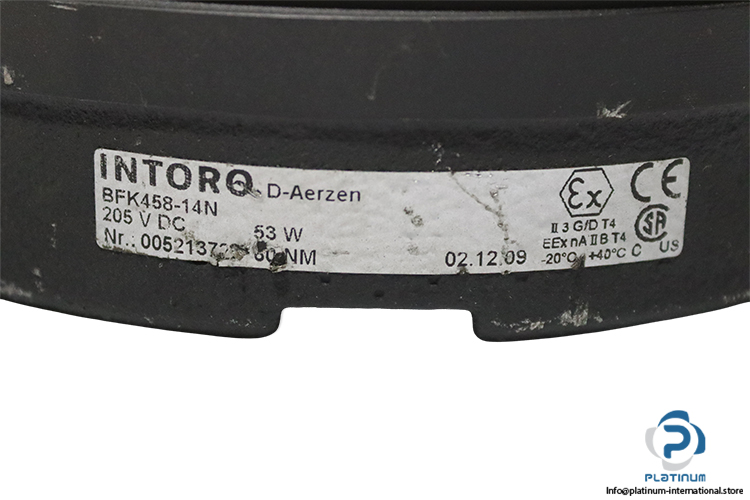 intorq-BFK458-14N-205-vdc-electric-brake-coil-(used)-3