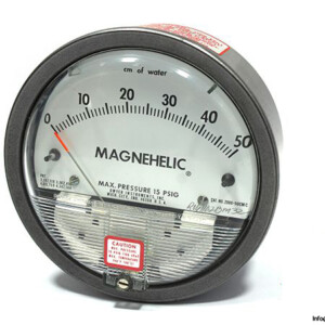 Dwyer 2000-50CM Differential Pressure Gage