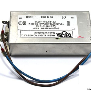 Rasmi RS 1010-K0 Single Phase RFI Filter