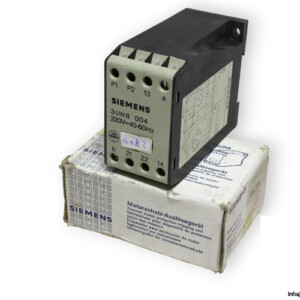 Siemens 3UN8 004 Contactor Control Relay
