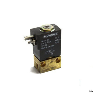 kuhnke-64.001-single-solenoid-valve-used