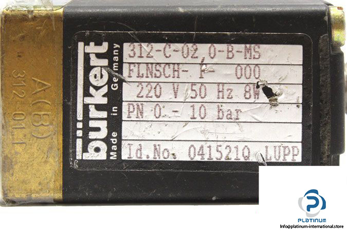 burkert-312-c-020-b-ms-lnsch-f-000-220v-50hz-8w-pn0-10bar-direct-acting-solenoid-valve-3