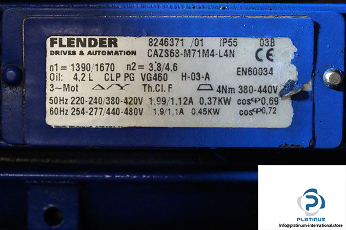 flender-cazs68-m71m4-l4n-helical-worm-geared-motor3