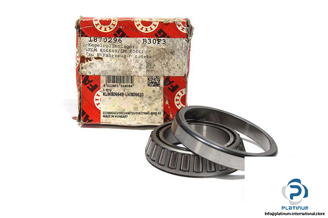 fag-klm806649-klm806610-tapered-roller-bearing