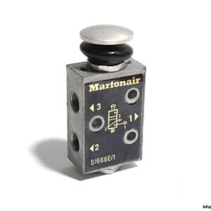 Martonair S/666E/1 Push Button Valve