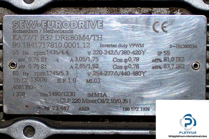 sew-ka77_t-r37-dre80m4_th-helical-bevel-gearmotor-2