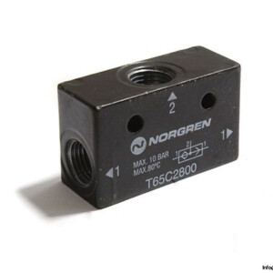 Norgren T65C2800 Shuttle Valve